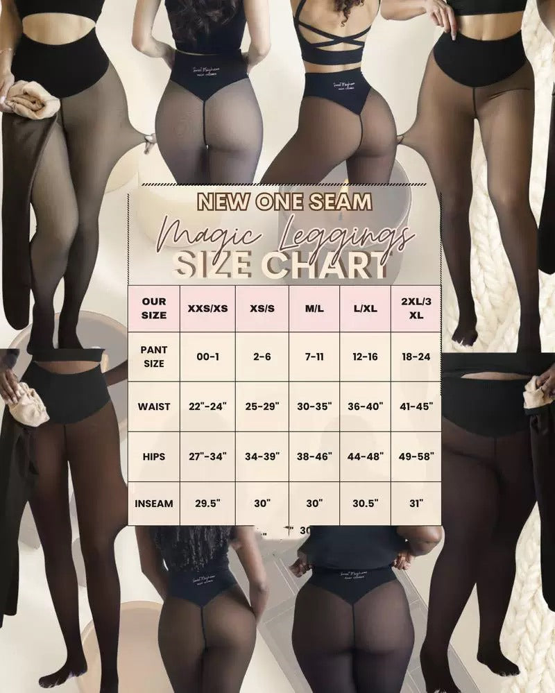 Winter Translucent Warm Leggings