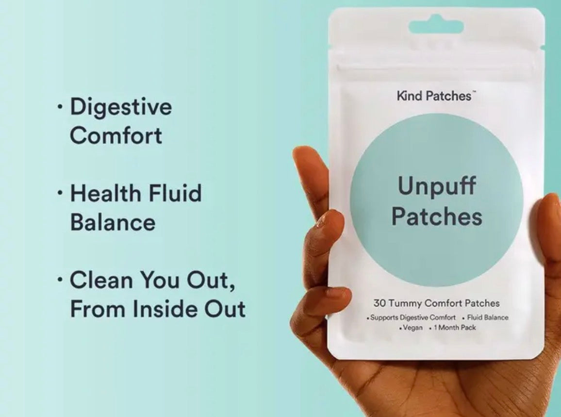 Unpuff Patches, with Dandelion, Fennel, Artichoke, Ginger & Turmeric