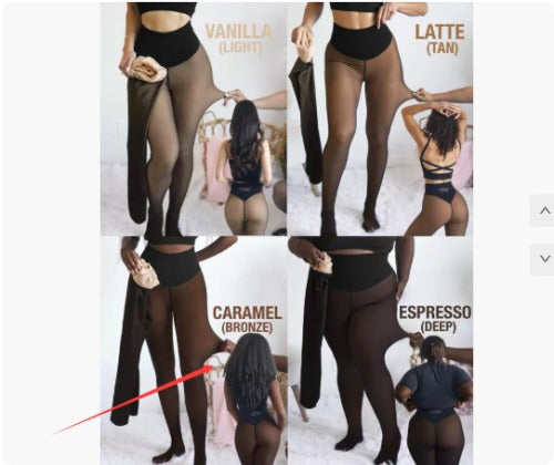 Winter Translucent Warm Leggings