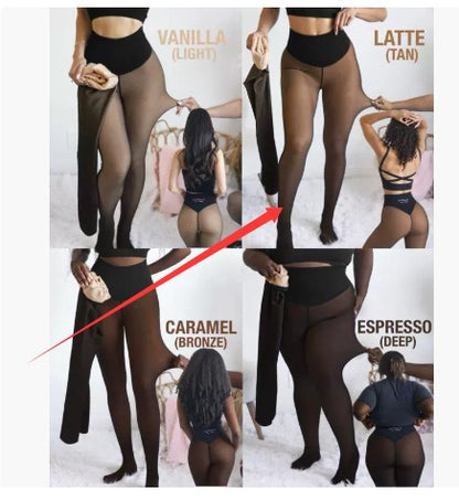 Winter Translucent Warm Leggings